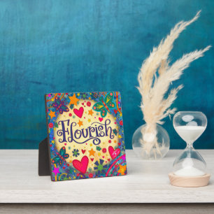 Freude Inspiration Blumenfarben Geblüht Fotoplatte