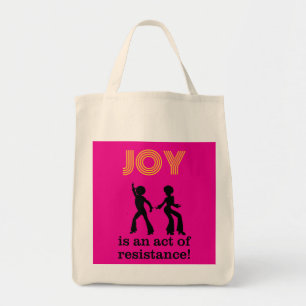 Freude ist ein Akt des Widerstands! - Tote Bag (2- Tragetasche