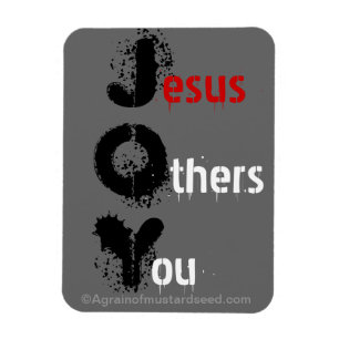 FREUDE Jesus Andere Du Magnet