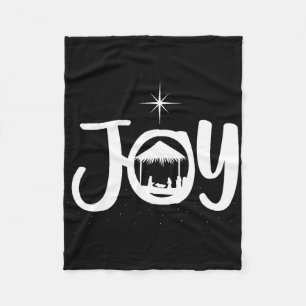 Freude Jesus Krippenszene Cool Weihnachten Xmas Ch Fleecedecke