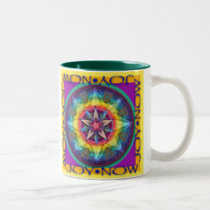 Freude jetzt! zweifarbige tasse