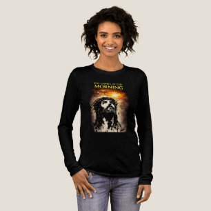 Freude kommt am Morgen Tri-Blend Shirt