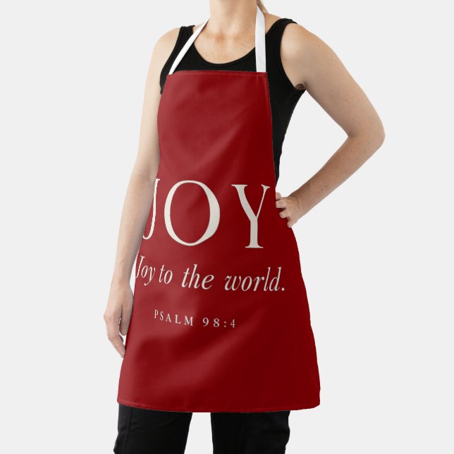 FREUDE | Psalm 98:4 | Weihnachtsgeschenk Schürze (InSitu)