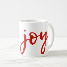 Freude-riesige Feiertags-Kaffee-Tasse