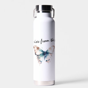 Freude steigt aus dem Seelen-Schmetterling Trinkflasche