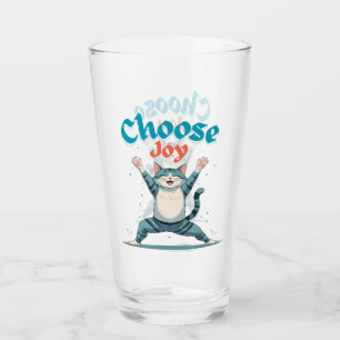 Freude-Tiger Trinkglas Glas