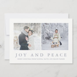 Freude und Frieden | Moderne Weihnachten Zwei Foto