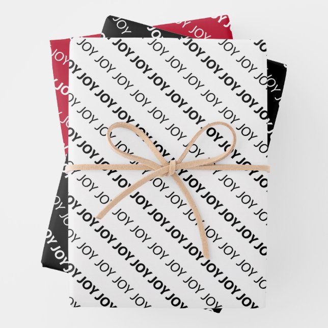 Freude, Weihnachten Geschenkpapier Set (Beispiel)
