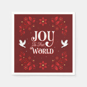 Freude zu den WeltweihnachtsParty-Papierservietten Serviette