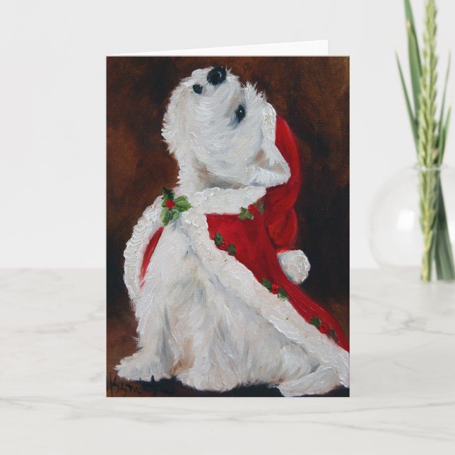 Freude zur Welt Feiertagskarte (Vorderseite)