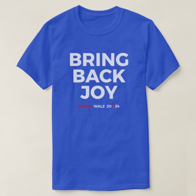 Freude zurück - Harris Walz 2024 T-Shirt (Design vorne)