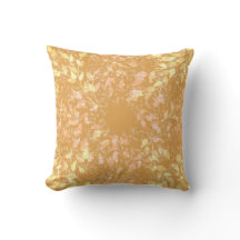 Freudeblätter-Kissen (Gold)