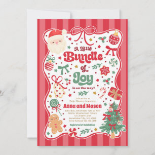 Freudels Paket Weihnachten Coquette Schleife Babyp Einladung
