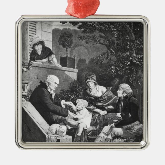 Freuden am Sein ein Vater, c.1797 Ornament Aus Metall (Vorne)