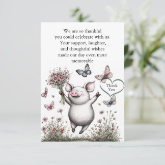 Freudenblüten Dankeskarte