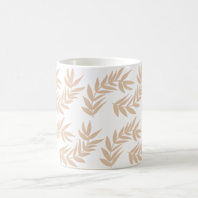 Freudene Blätter Kaffeetasse (Mittel)