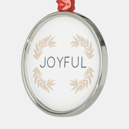 Freudene Blätter Ornament Aus Metall