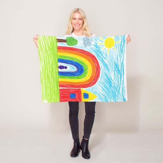 Freudenfarben Fleecedecke (Beispiel)