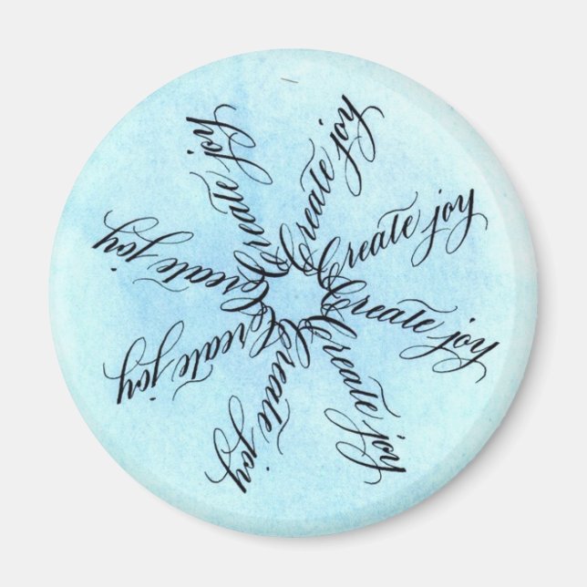 Freudenmagnet erzeugen magnet (Vorne)