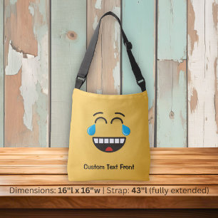 Freudentränen Gesicht Crossbody-Tasche Tragetaschen Mit Langen Trägern
