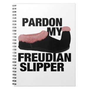 Freudian Slipper Notebook Notizblock