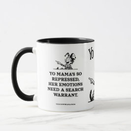 freudian yo mama jokes - Repressed emotions Tasse
