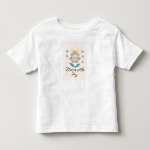 "Freudige Blume - Helle & fröhliche Blumenkunst" Kleinkind T-shirt