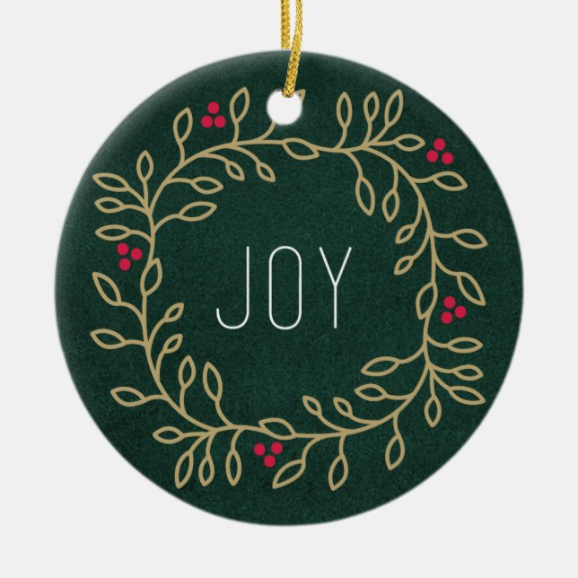 Freudige Tradition Keramikornament (Vorne)