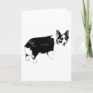 Freudiger Corgi-Gruß Karte