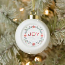 Freudiger floraler Weihnachtskranz Familie benutze