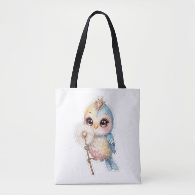 freudiger Vogel Tasche (Vorderseite)