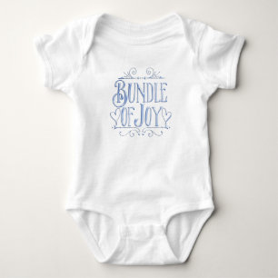 Freudiges Baby Jungen Strampler