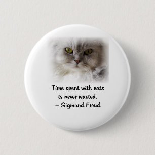 Freuds Katze Button