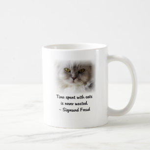Freuds Katze Kaffeetasse