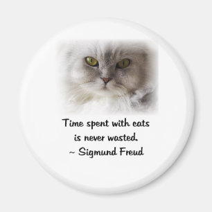 Freuds Katze Magnet