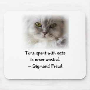 Freuds Katze Mousepad