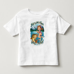 Freudvoller Sprung mit dem finnischen Freund Kleinkind T-shirt
