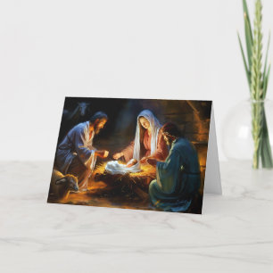 Freue dich am Wunder von Weihnachten Karte