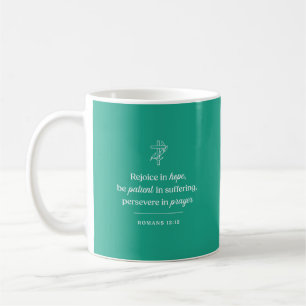 Freue dich in der Hoffnung Christlich Kaffeetasse