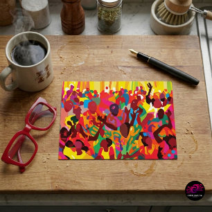 Freue dich und fühle den Heiligen Geist Anbetung Postkarte