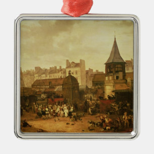 Freuen bei Les Halles Ornament Aus Metall