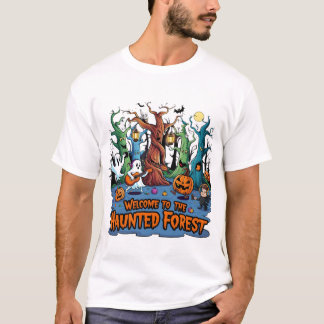 Freuen Kreaturen im Spuk Wald T-Shirt
