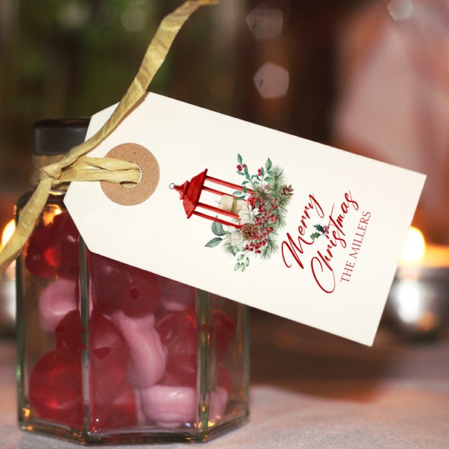 Freuen Sie sich auf Blume und Laternenbouquet Geschenkanhänger (Von Creator hochgeladen)