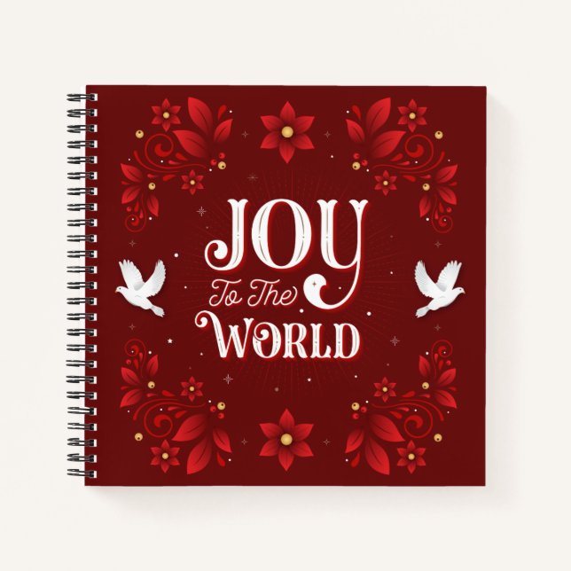 Freuen Sie sich auf das Weihnachtsmarkt-Notebook 8 Notizbuch (Vorderseite)