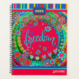 Freuen Sie sich auf den farbenfrohen Blumenstrauß Planer