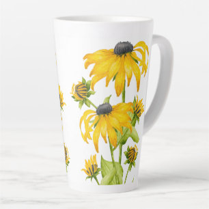 Freuen Sie sich auf den Sommer auf eine große Latt Milchtasse