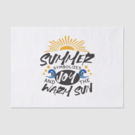 Freuen Sie sich auf ein warmes Sonnenangebot Seidenpapier