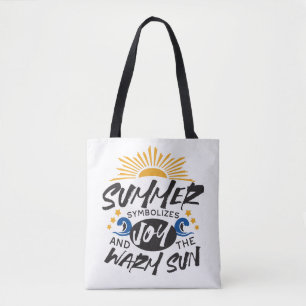 Freuen Sie sich auf ein warmes Sonnenangebot Tasche