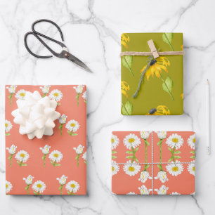 Freuen Sie sich auf einen Sommer auf ein Set mit W Geschenkpapier Set