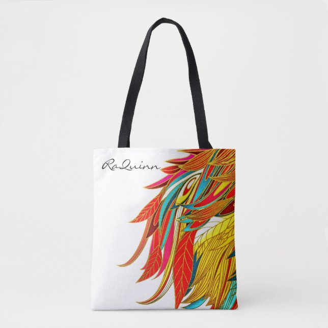 Freuen Sie sich auf elegante, moderne, farbenfrohe Tasche (Vorderseite)